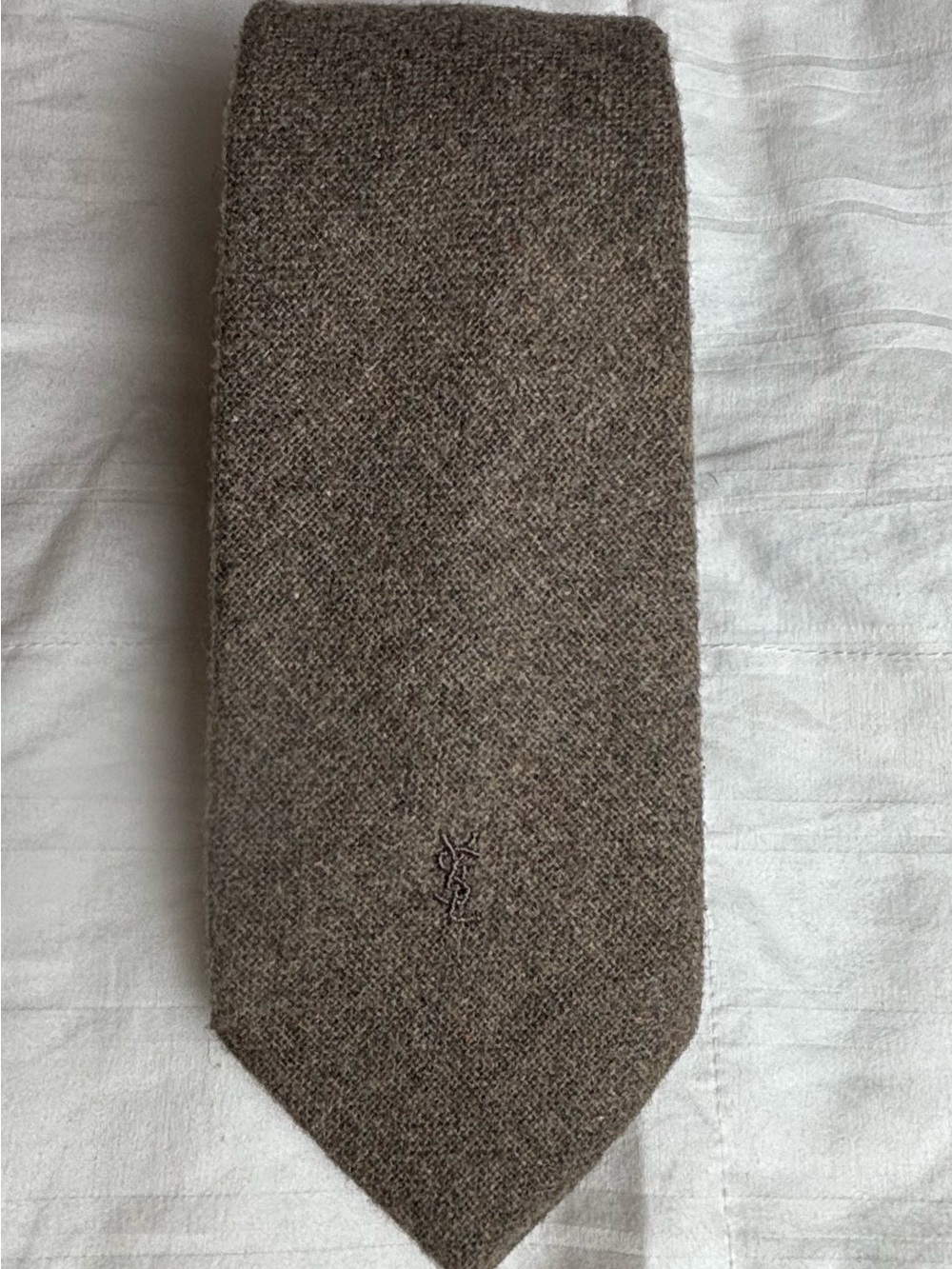 Vintage Yves Saint Laurent wool blend tie. Excellent.
